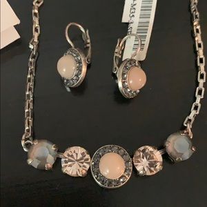 Mixed stones Mariana necklace/earring set